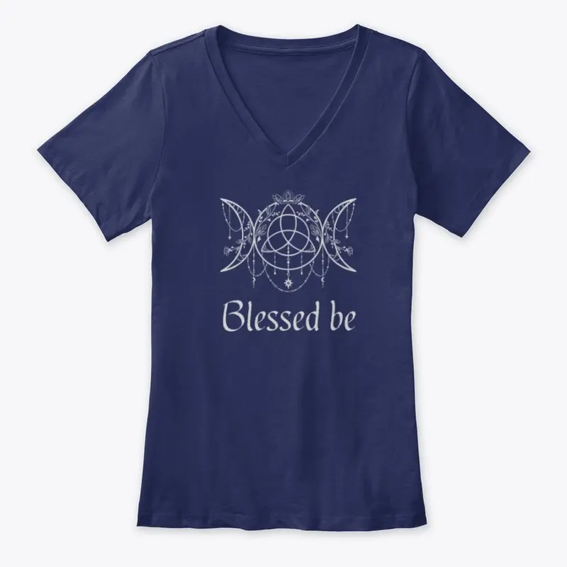 Blessed be - Women's Premium V-Neck Tee