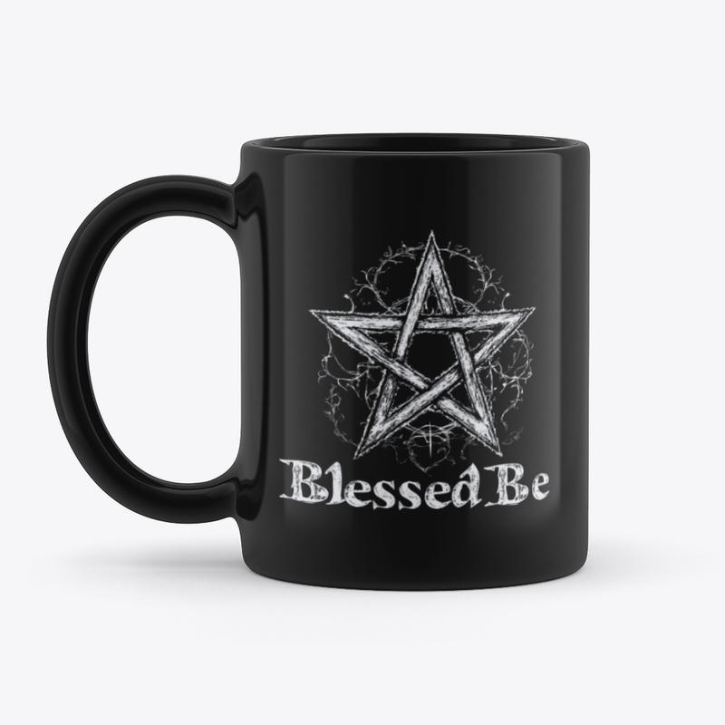 Blessed Be Pentagram -- Mug